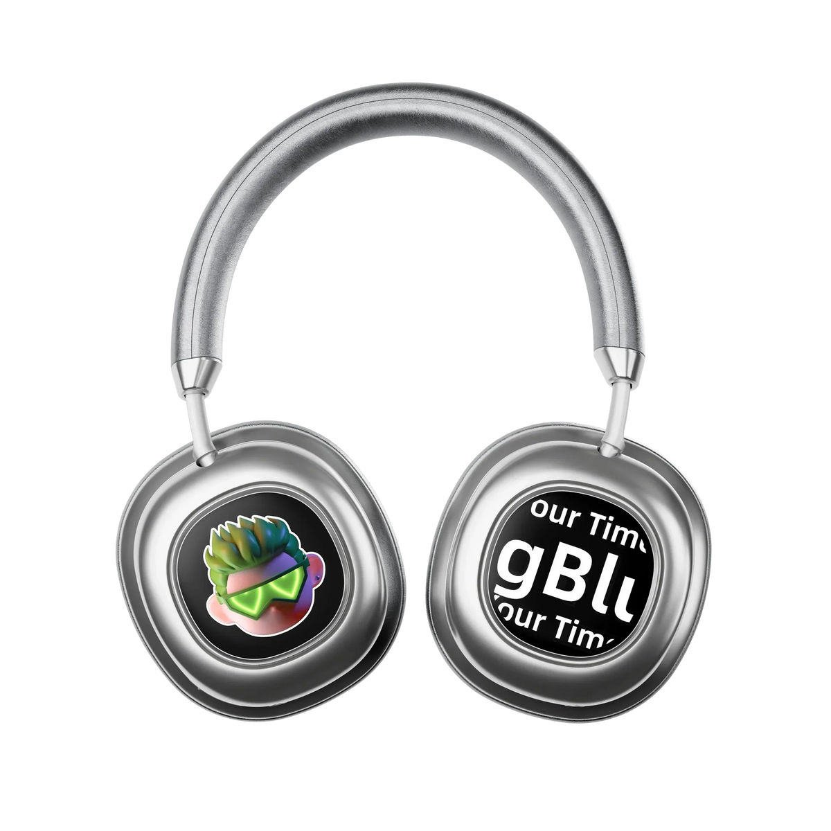 VWS (VISUAL WEARABLE STEREO) Kabellose Over-Ear-Kopfhörer mit Noise-Cancelling und OLED-Touchscreen