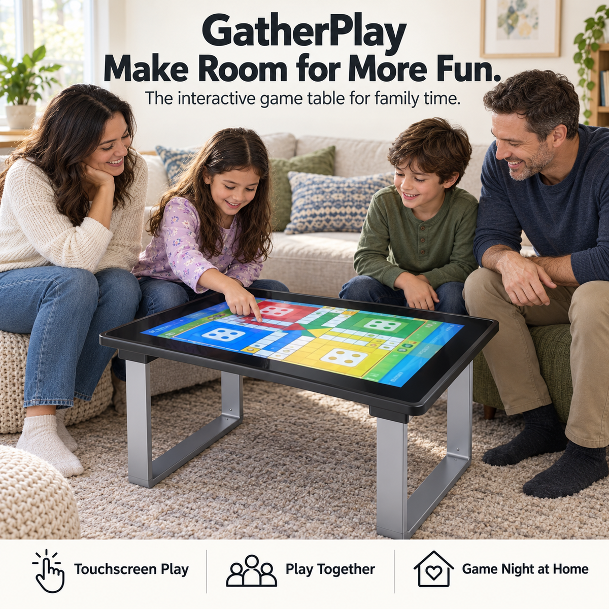 2026 Hot Sales✨ GatherPlay — Interactive Game Table